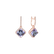Náušnice s diamantmi a ametystom Starlight Cascade3