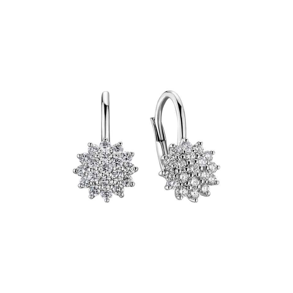 Náušnice s diamantmi Midnight Sky