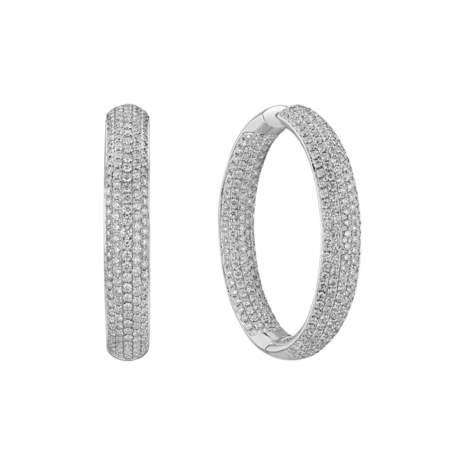 Náušnice s diamantmi Solid Luxury