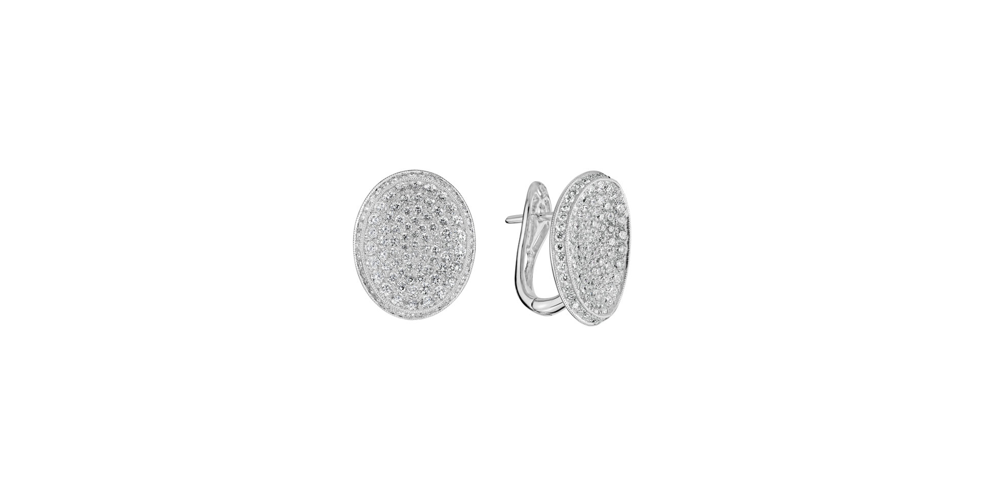 Náušnice s diamantmi Diamond Kingdom