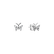 Náušnice s diamantmi Diamond Butterfly3