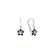 Detské náušnice s diamantom a zafírmi Lovely3