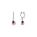 Náušnice s rubínom a diamantmi Satisfying Holiday3
