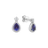 Náušnice s diamantmi a iolitom Shine Secret3