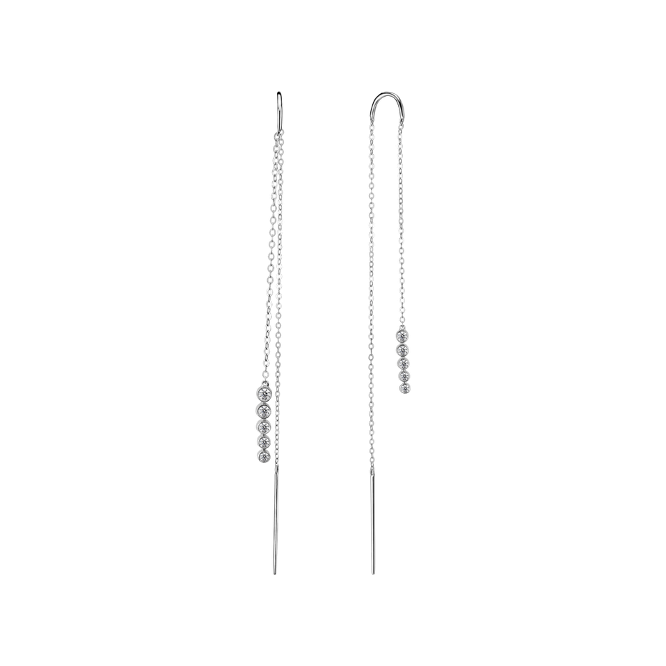 Náušnice s diamantmi Zylan