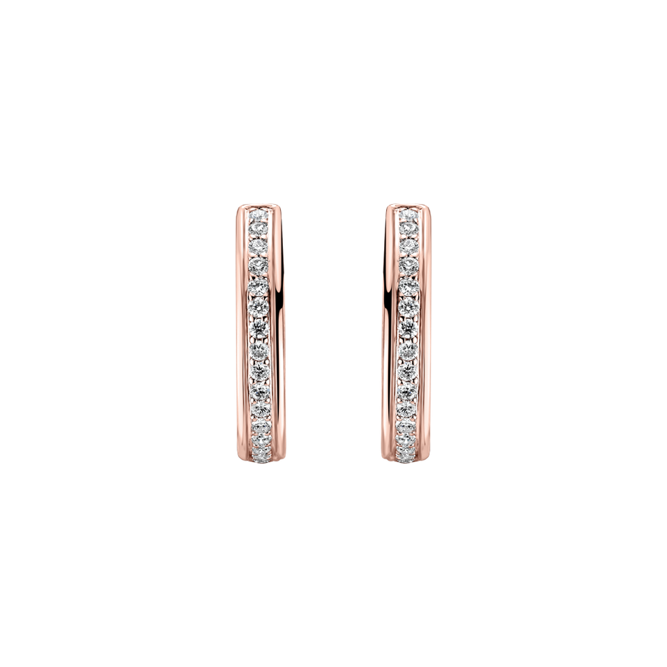 Náušnice s diamantmi Royal Hero