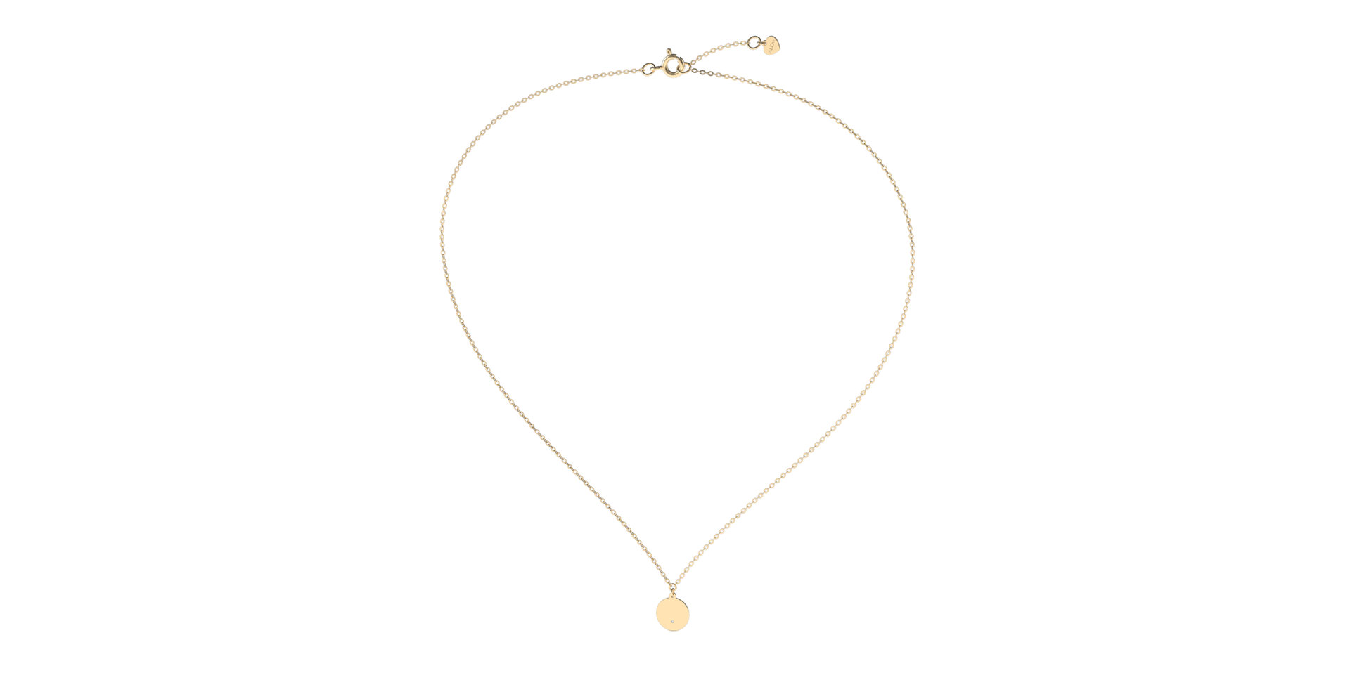 Náhrdelník s diamantom Infinity