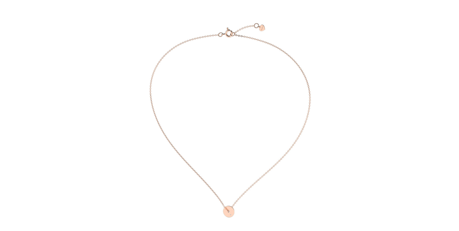 Náhrdelník s diamantom My World