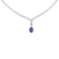 Náhrdelník so zafírom a diamantmi Blue Grain3
