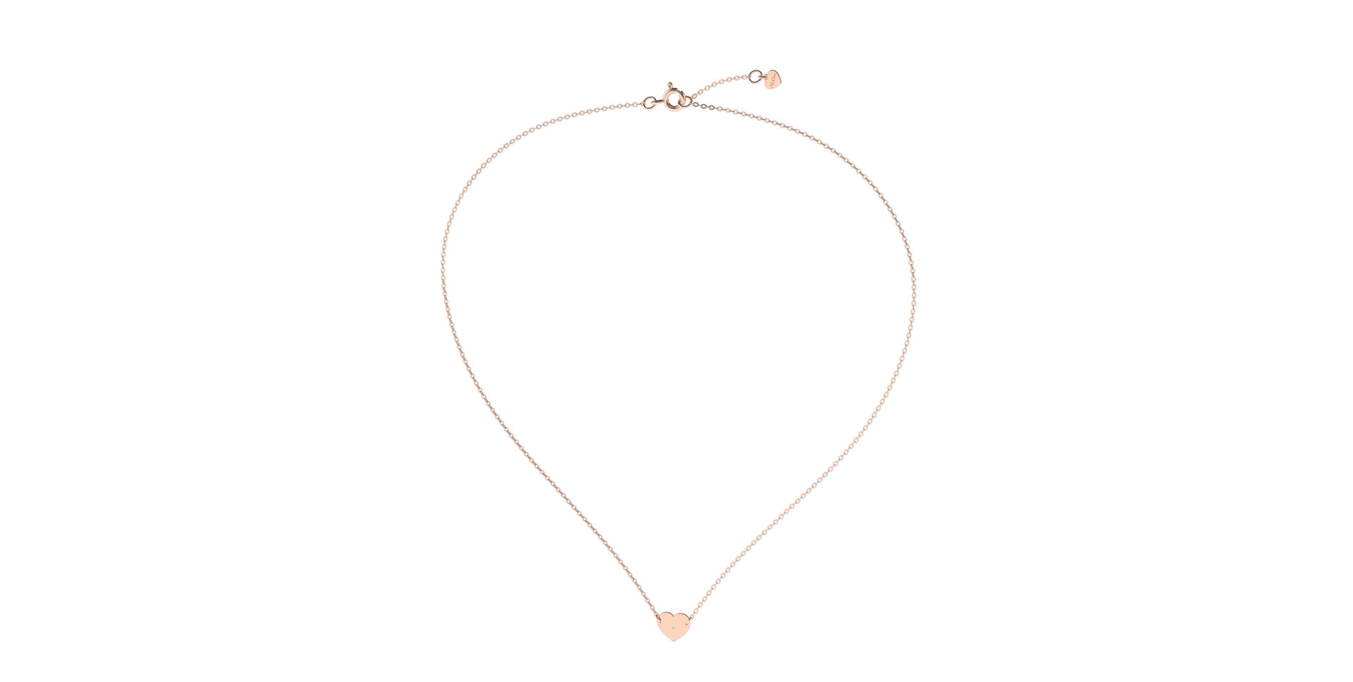 Náhrdelník s diamantom My Love