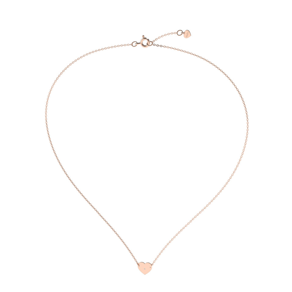 Náhrdelník s diamantom My Love