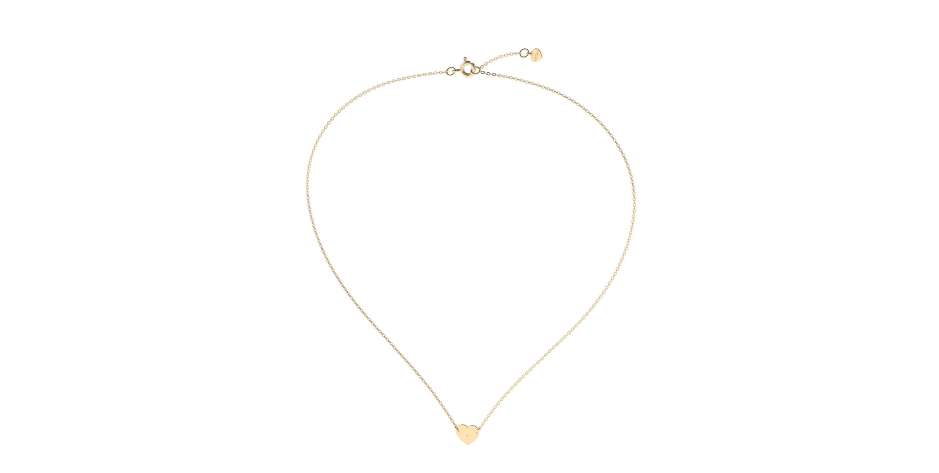 Náhrdelník s diamantom My Love