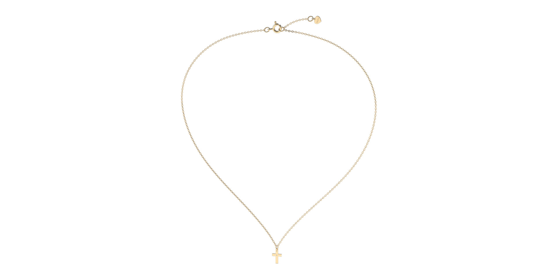 Náhrdelník s diamantom Believe