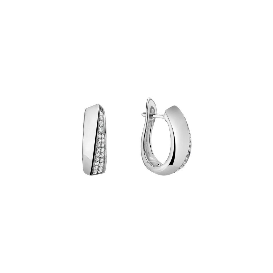 Náušnice s diamantmi Flash of Light