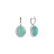 Náušnice s chalcedonom a diamantmi Spring Aura3