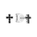 Náušnice s diamantmi Cross3