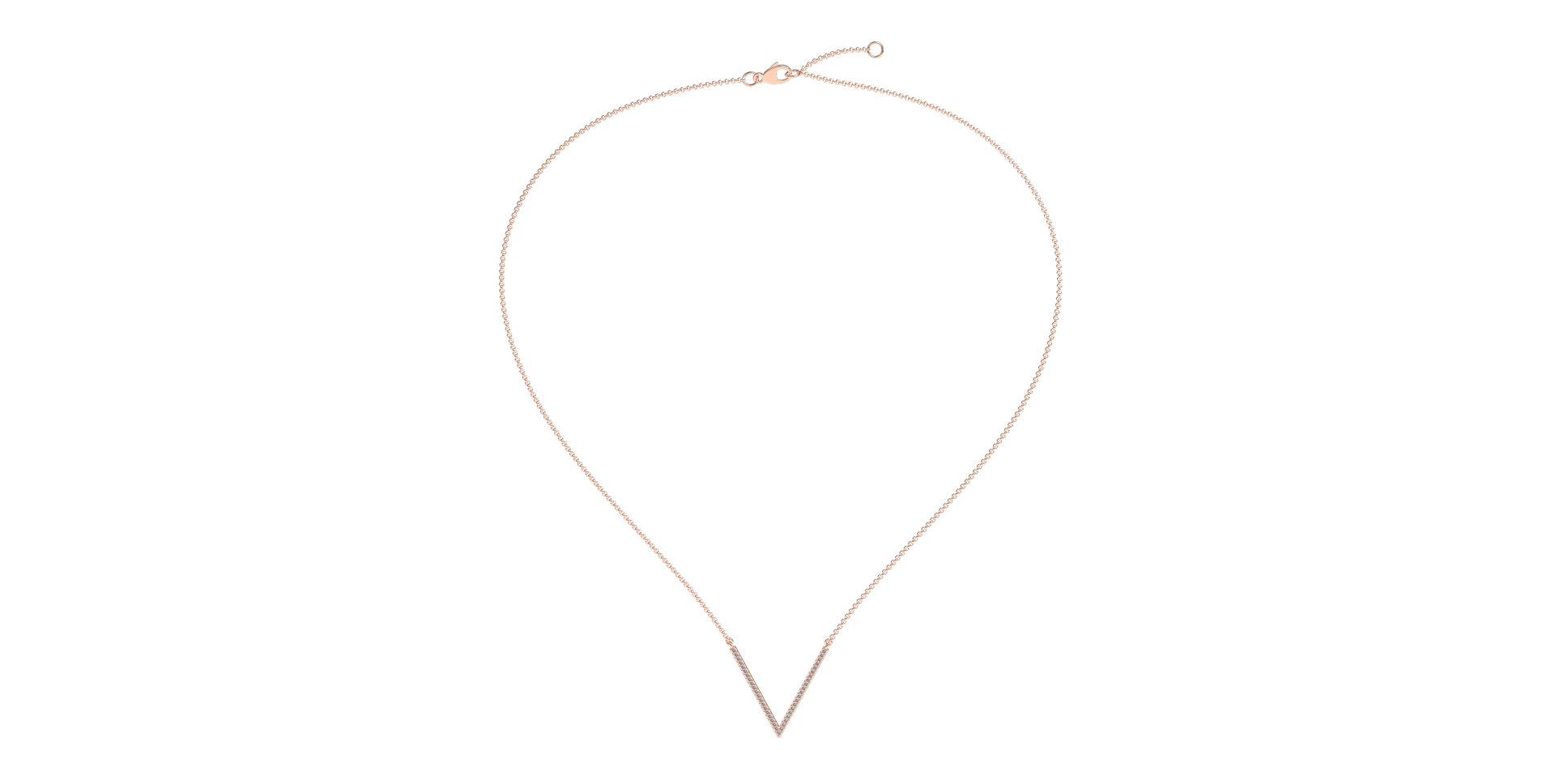 Náhrdelník s diamantmi Victory