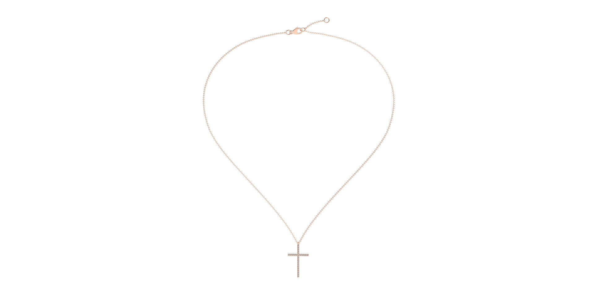 Náhrdelník s diamantmi Cross