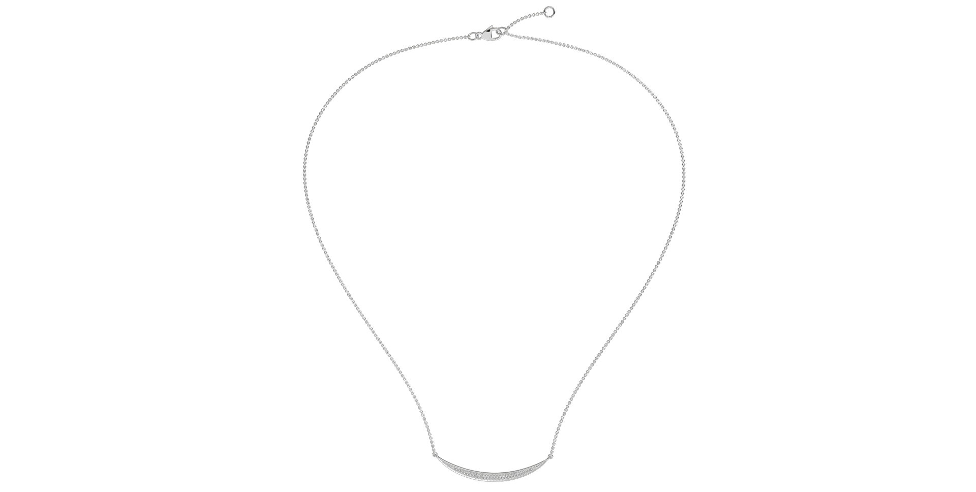 Náhrdelník s diamantmi Line