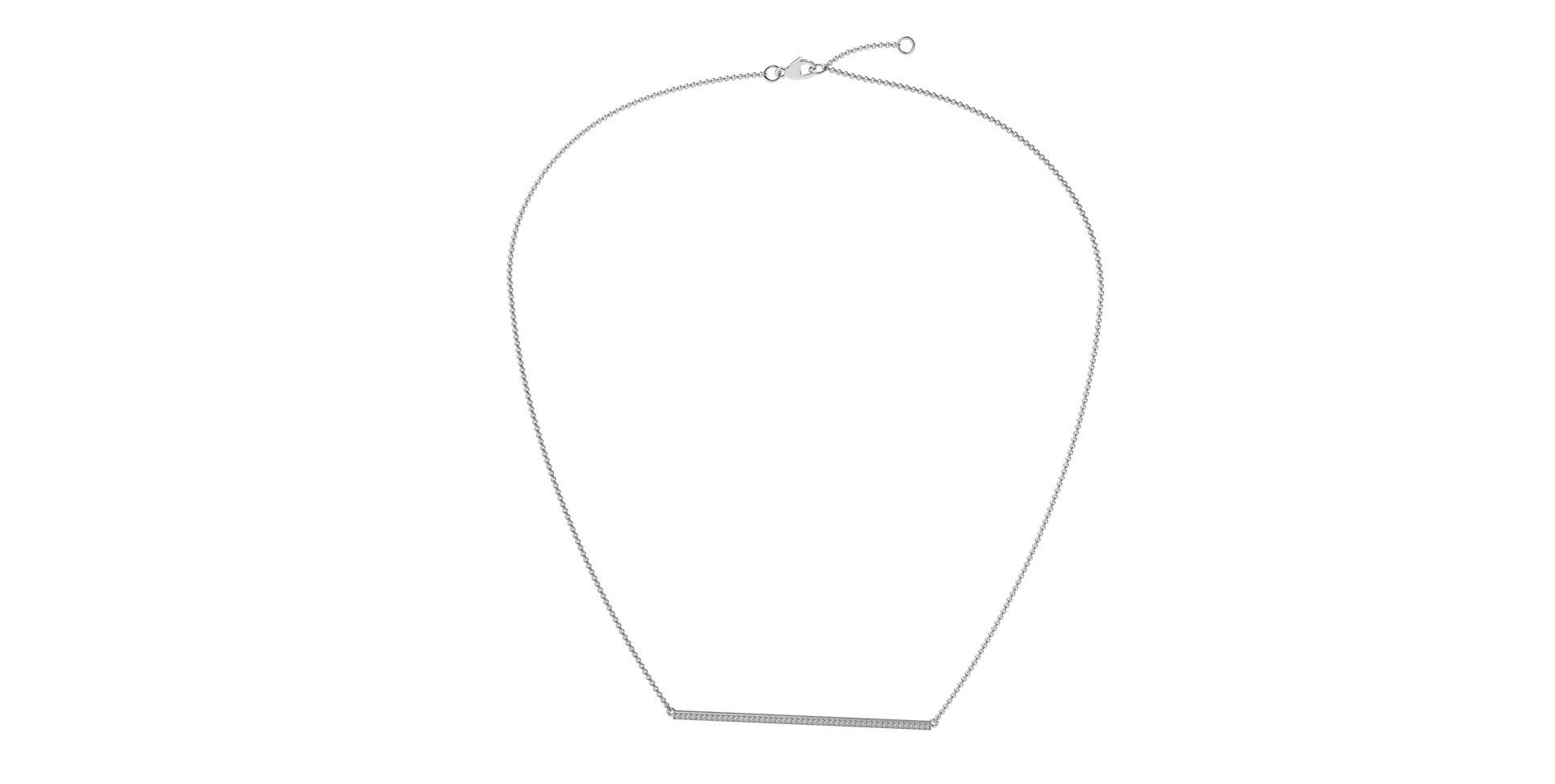 Náhrdelník s diamantmi Line