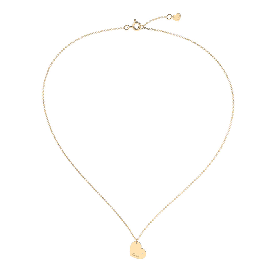 Náhrdelník s diamantom Envoy Love