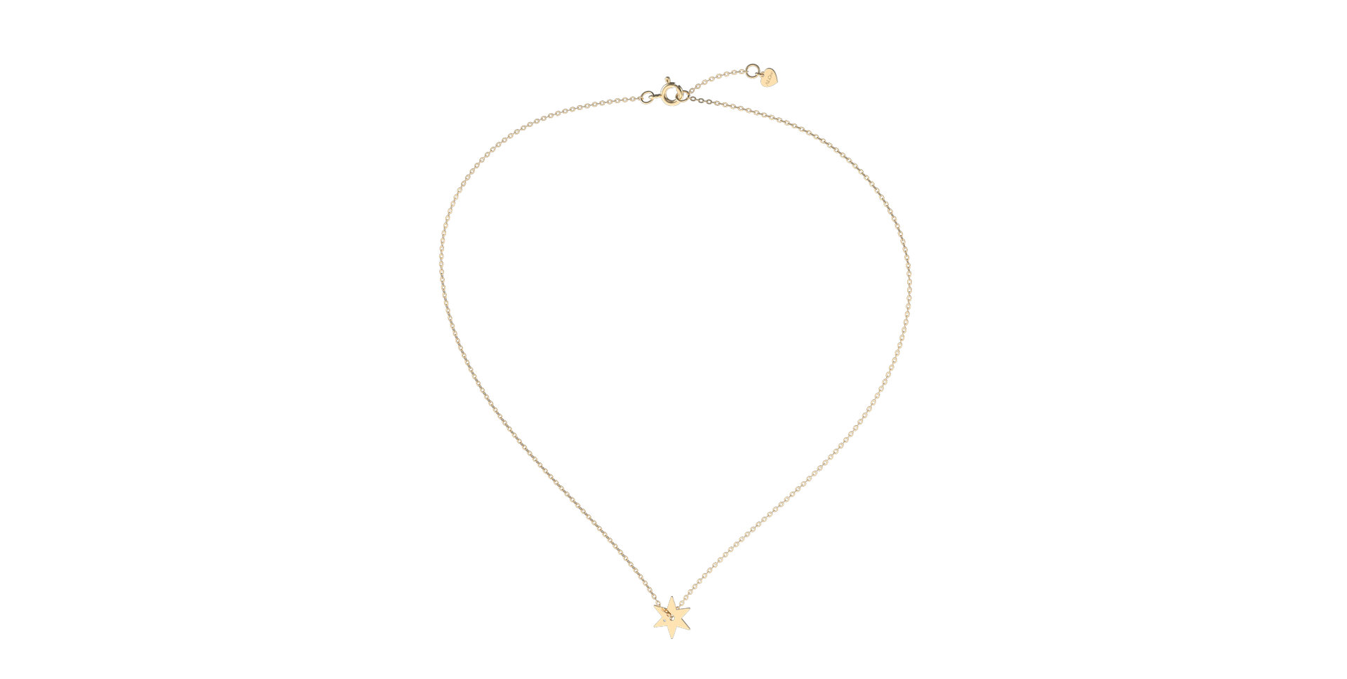 Náhrdelník s diamantom Amazing Star