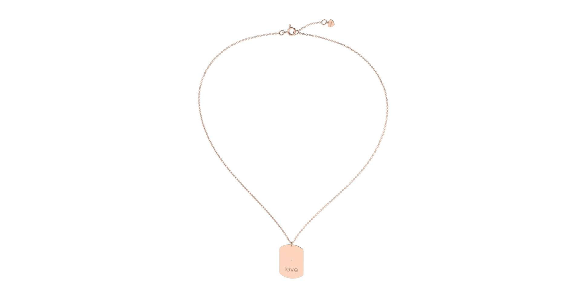 Náhrdelník s diamantom My Darling