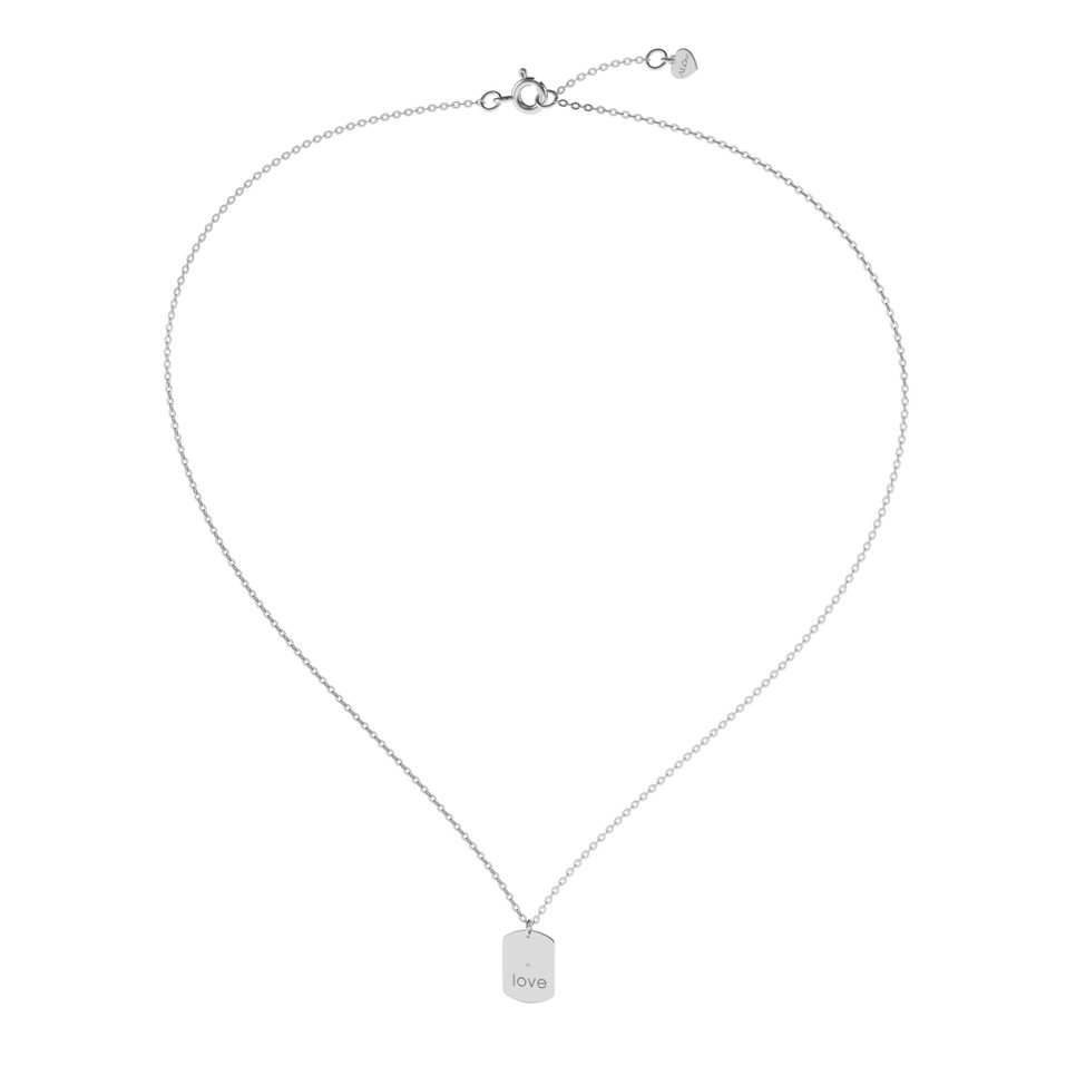 Náhrdelník s diamantom Diamond Amour