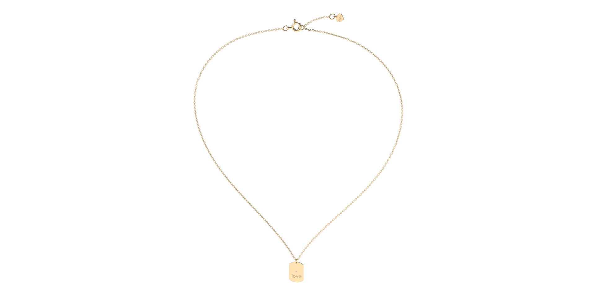 Náhrdelník s diamantom Diamond Amour