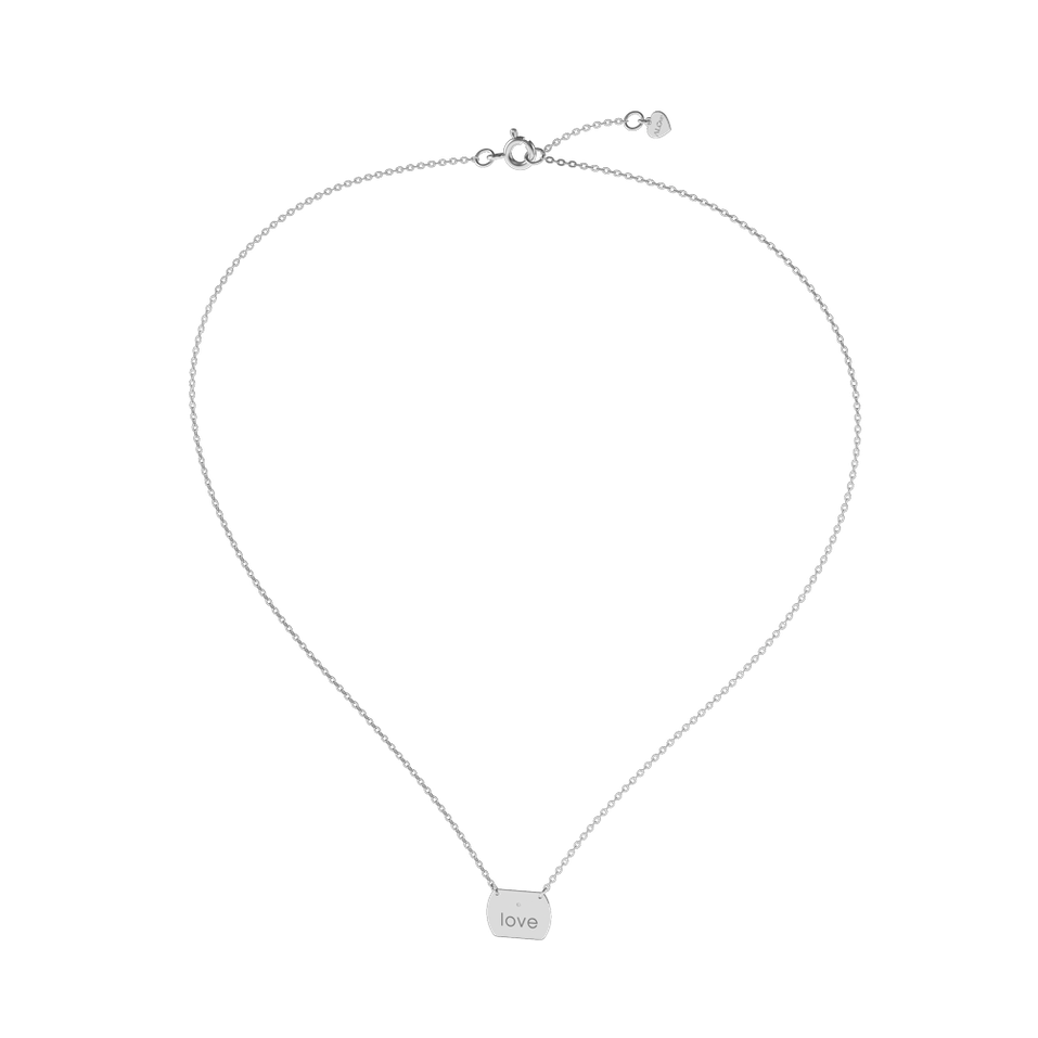 Náhrdelník s diamantom Forever Amour