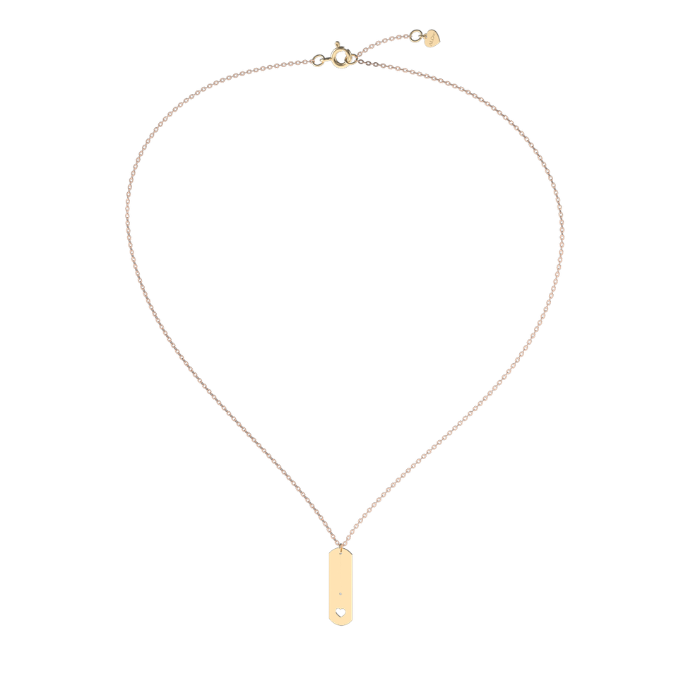 Náhrdelník s diamantom Angel Amour