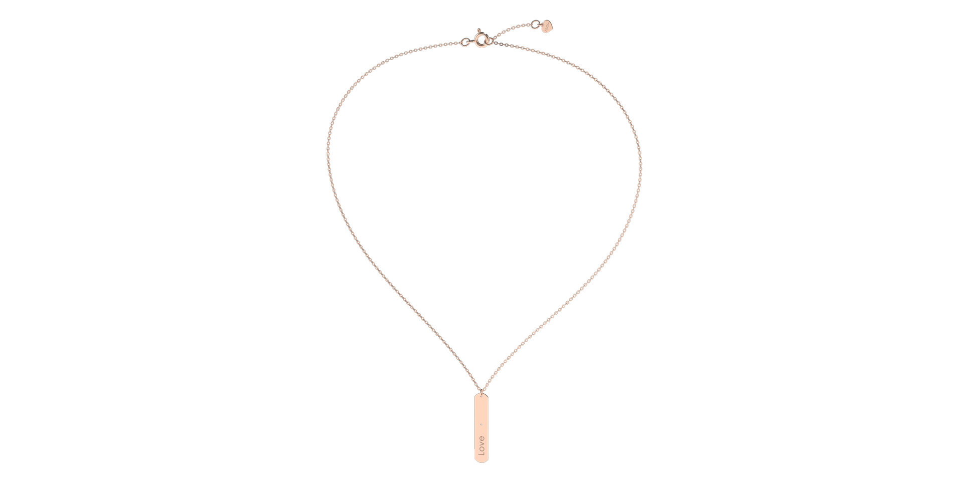 Náhrdelník s diamantom Miracle Amour