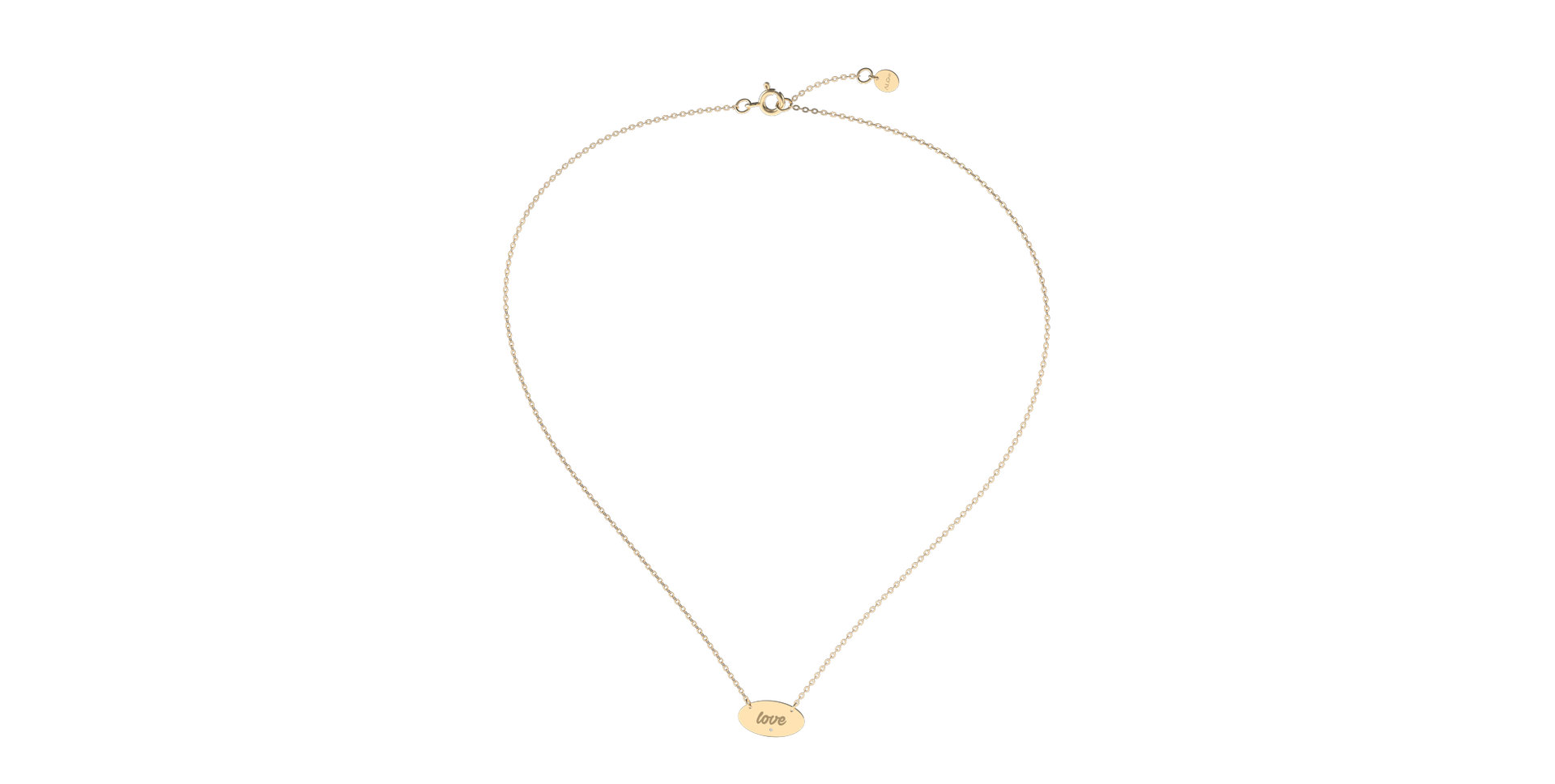 Náhrdelník s diamantom Divine Amour