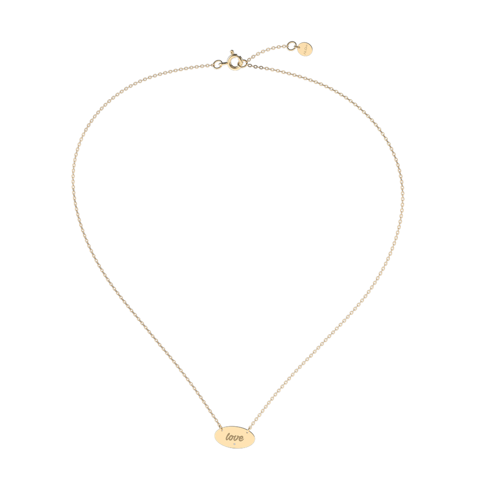 Náhrdelník s diamantom Divine Amour