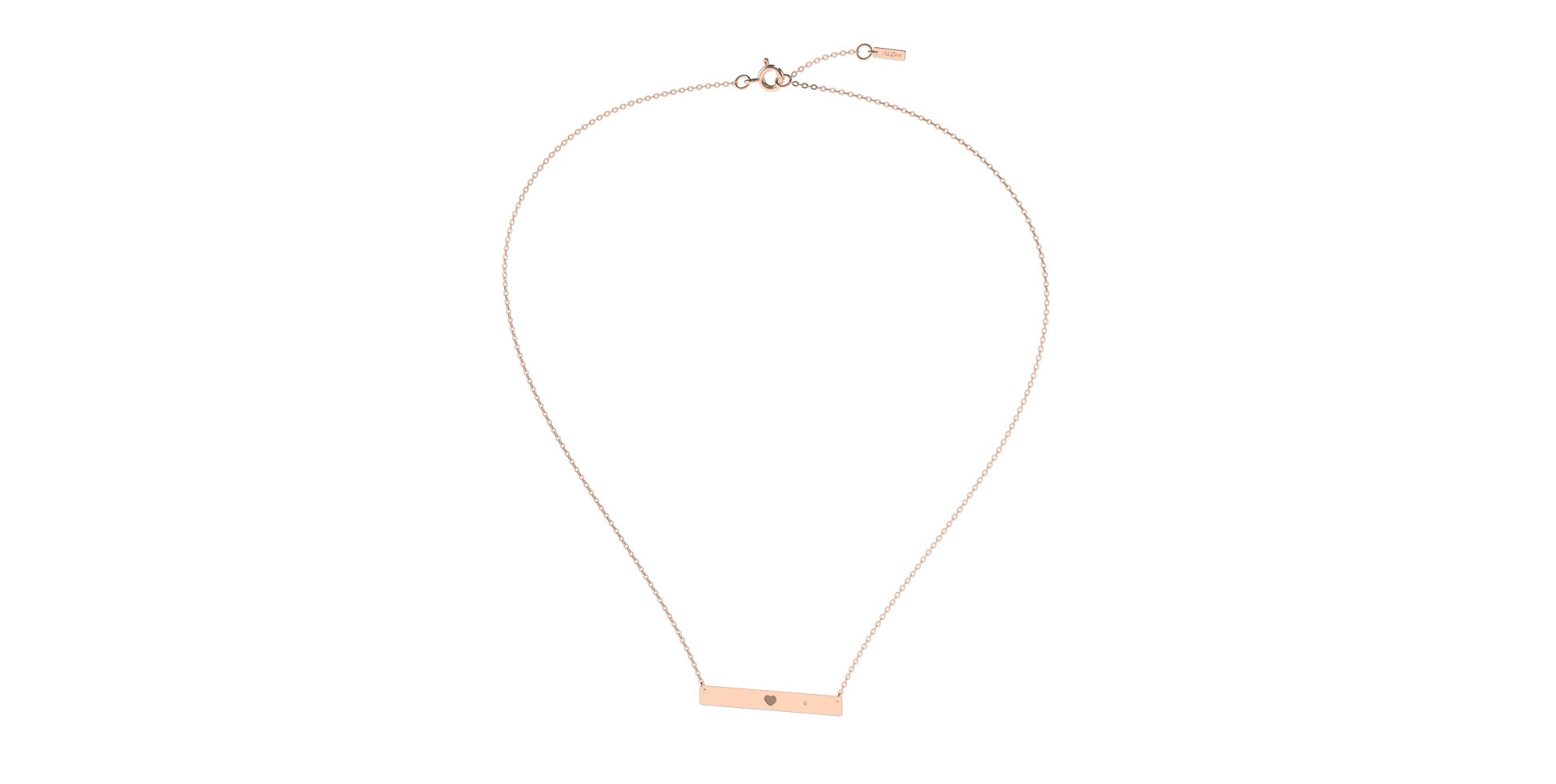 Náhrdelník s diamantom Heart