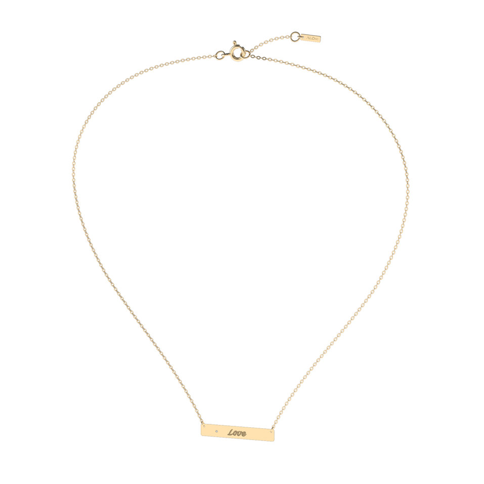 Náhrdelník s diamantom Forever Darling