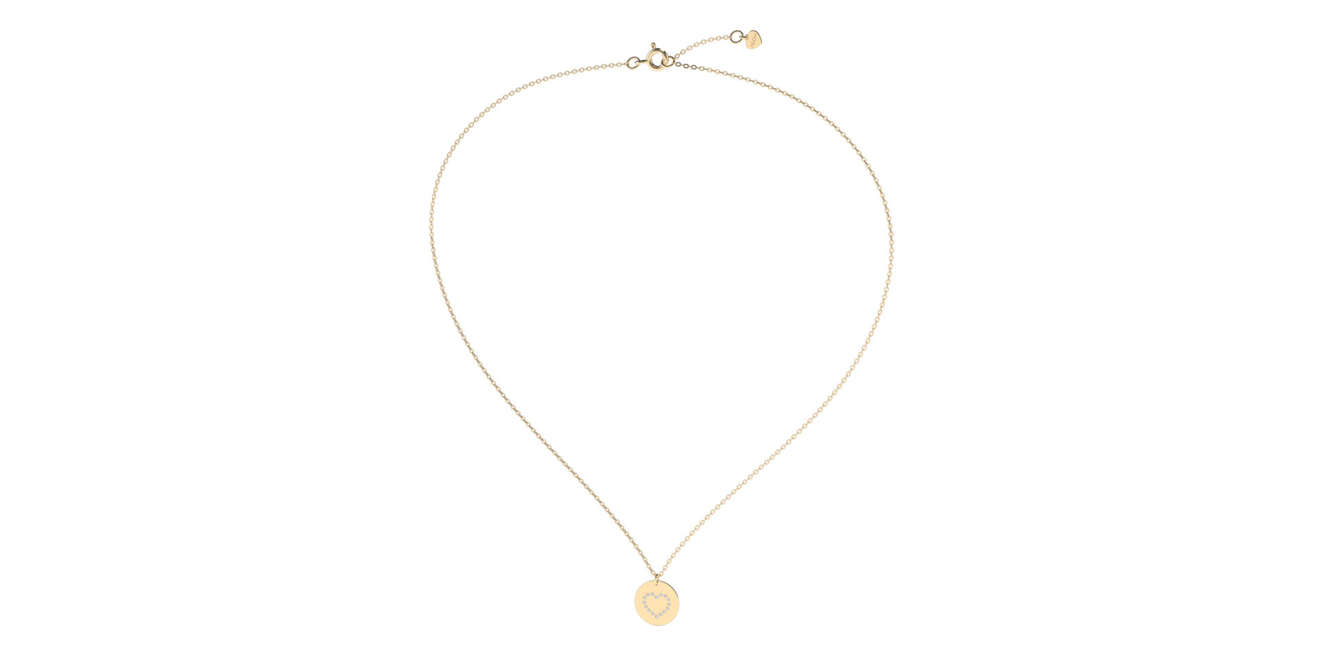 Náhrdelník s diamantmi Diamonds Heart