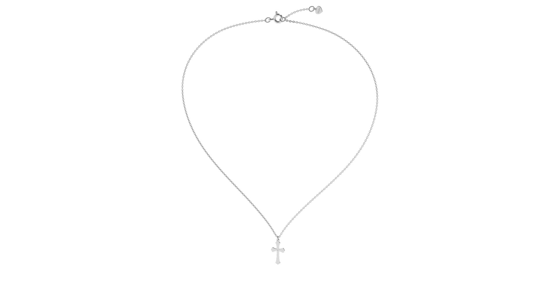 Náhrdelník s diamantom Classic Cross