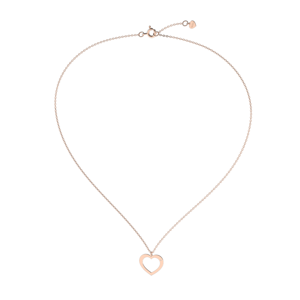 Náhrdelník s diamantom One Heart