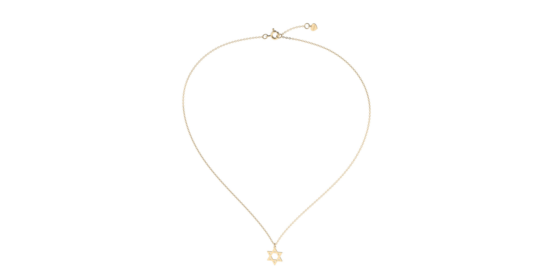 Náhrdelník s diamantom Symbol Star