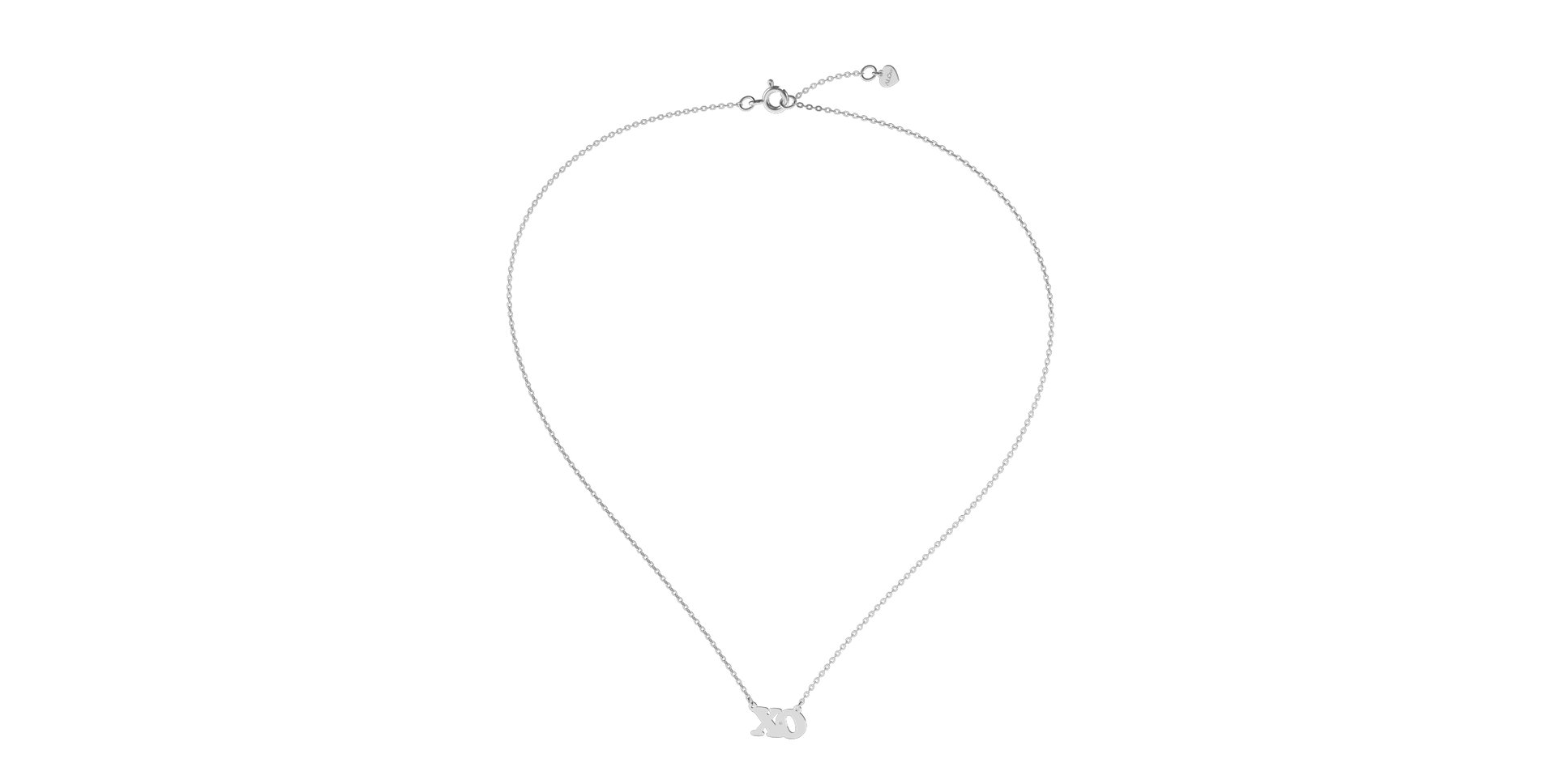 Náhrdelník s diamantom XO