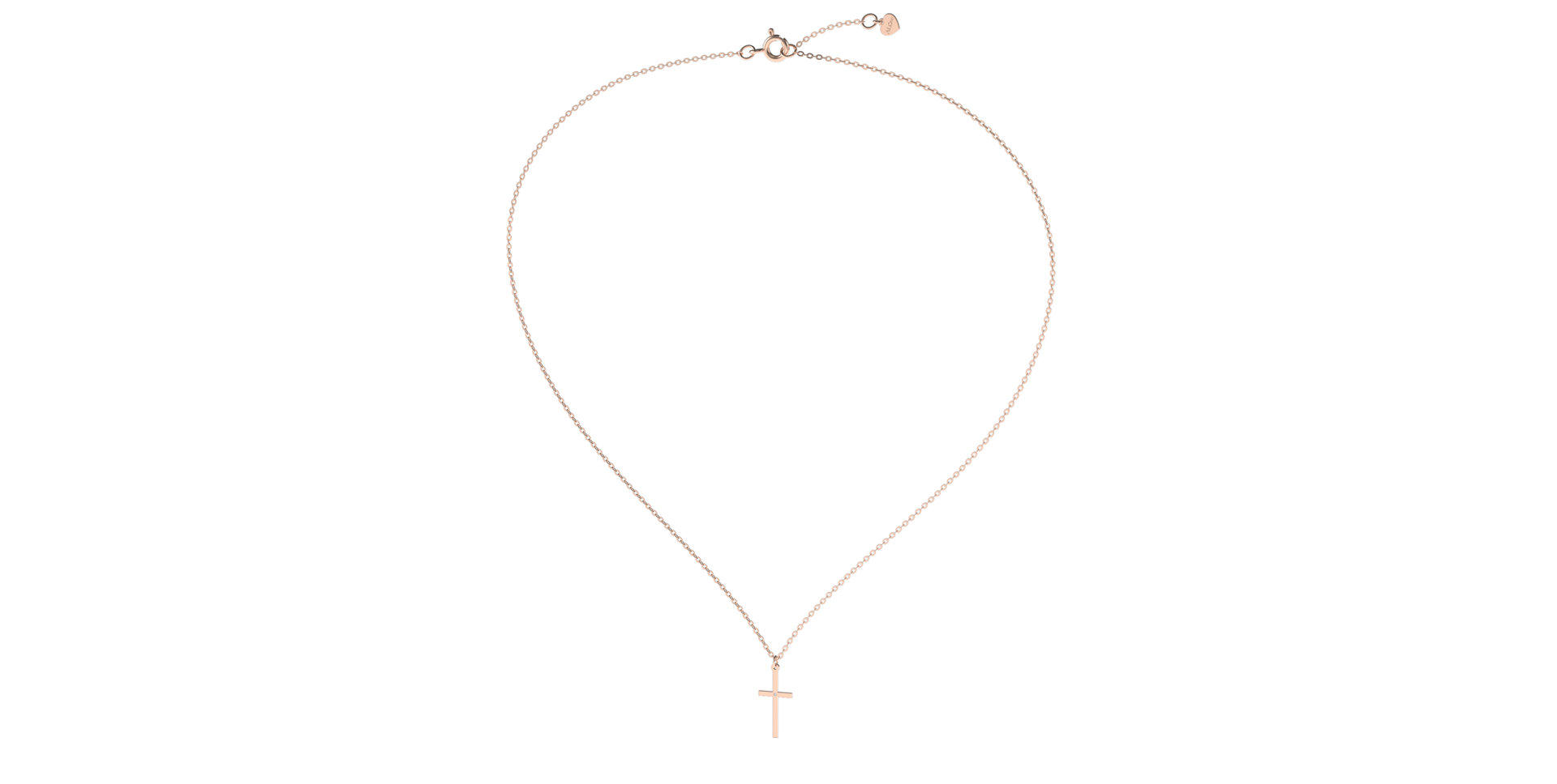 Náhrdelník s diamantom Cross
