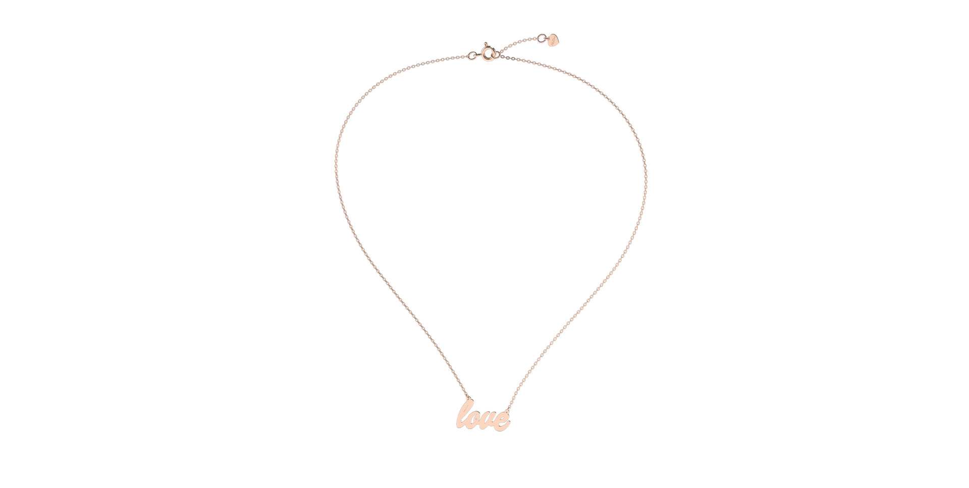 Náhrdelník s diamantom Love Maker