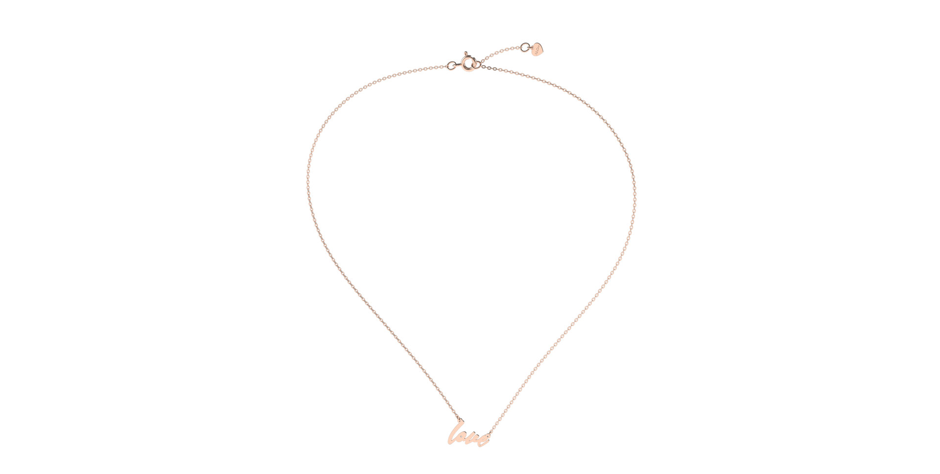 Náhrdelník s diamantom Love Maker