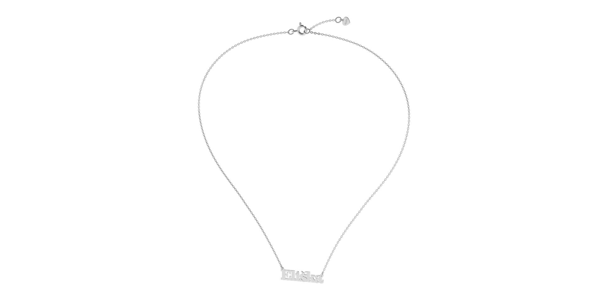 Náhrdelník s diamantom Classic name