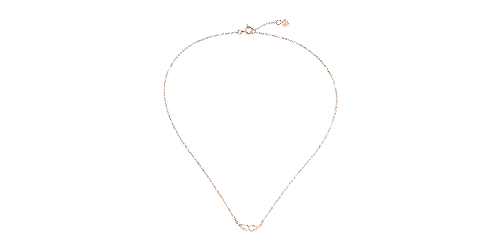 Náhrdelník s diamantom Wings