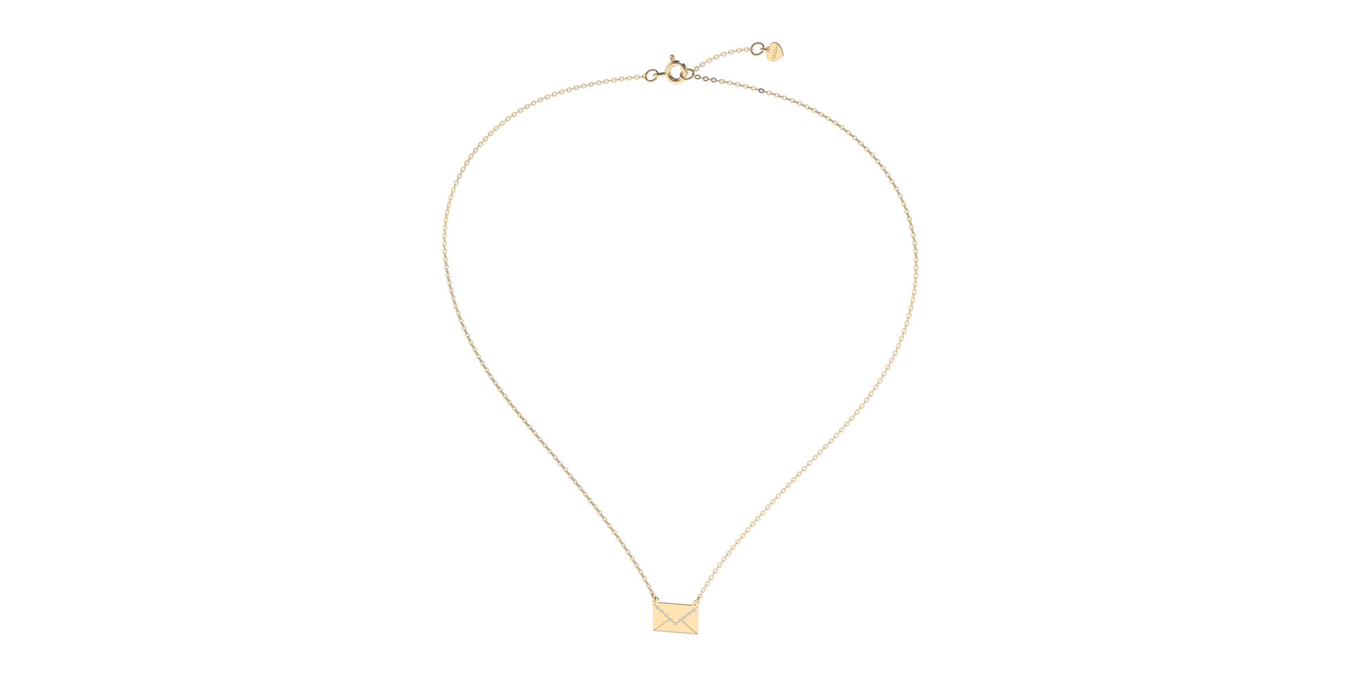 Náhrdelník s diamantmi Letter of Love