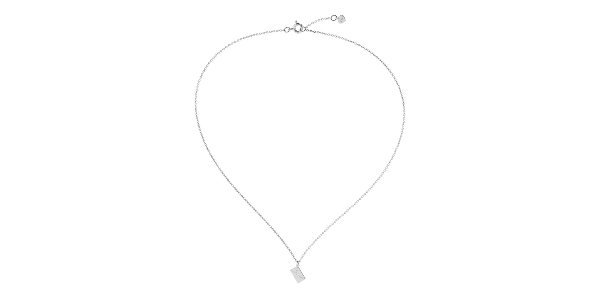 Náhrdelník s diamantmi Diamond Envelope