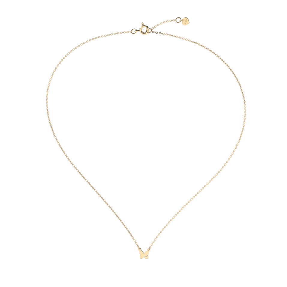 Náhrdelník s diamantom Extra Butterfly