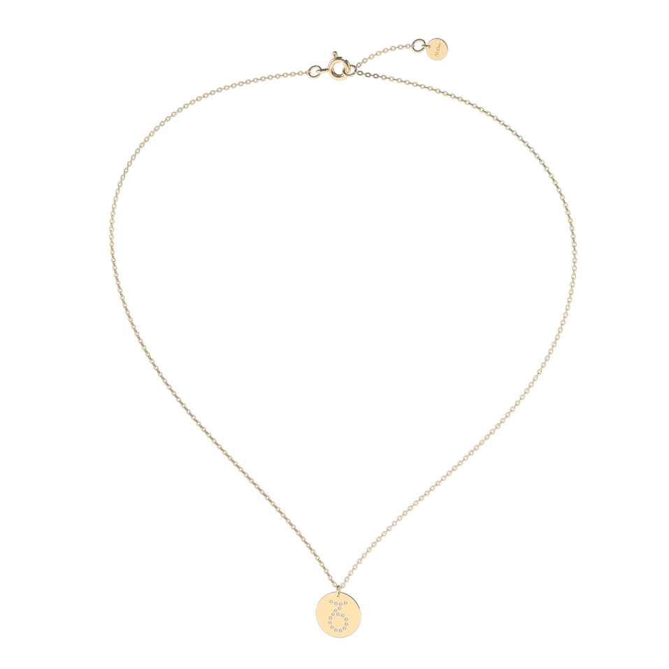 Náhrdelník s diamantmi Capricorn